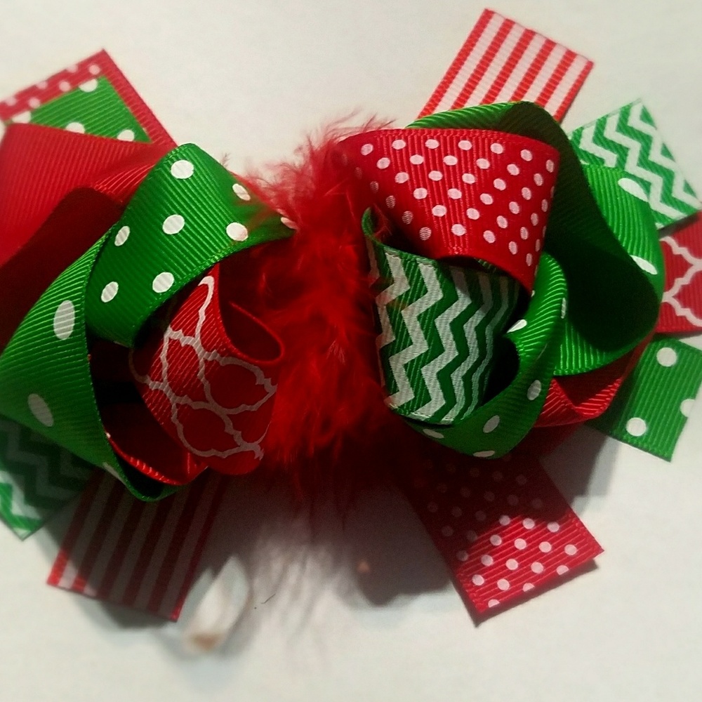 🚨New Over the Top OTT Christmas Hairbow